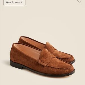 NEW J.Crew Womens Suede Loafers